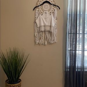 White Crop Top
